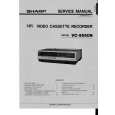SHARP VC9550N Service Manual