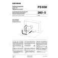 SIEMENS FS938 Service Manual