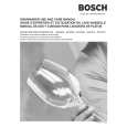 BOSCH SHV56C Owner's Manual