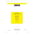 ZANUSSI ZWF3102 Owner's Manual