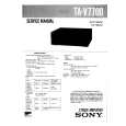 SONY TAV7700 Service Manual