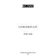 ZANUSSI ZGF644ITXC Owner's Manual