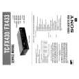 SONY TCFX430 Service Manual