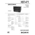 SONY HST-471 Service Manual