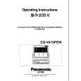 PANASONIC CQVA70PEW Owner's Manual