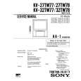 SONY KV32TW78 Service Manual