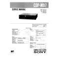 SONY CDPM97 Service Manual