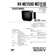 SONY KVM2150D Service Manual