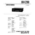 SONY XRC290 Service Manual
