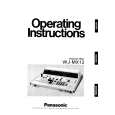 PANASONIC WJMX12 Owner's Manual