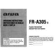 AIWA FRA305 Owner's Manual