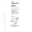SONY WM-FX161 Owner's Manual