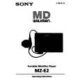 SONY MZ-E2 Owner's Manual
