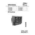 SONY KV29FX30K Service Manual