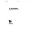 SONY RMKW100 Owner's Manual