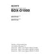 SONY BDX-D1000