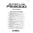 KAWAI FS2000 Owner's Manual