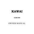 KAWAI E260 Owner's Manual