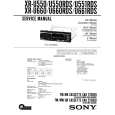 SONY XRU550 Service Manual