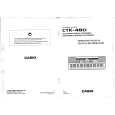 CASIO CTK480 Owner's Manual