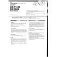PIONEER CDXP680 Owner's Manual