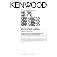 KENWOOD VR705 Owner's Manual