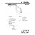 SONY KLV21SG2 Owner's Manual