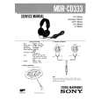 SONY MDRCD333 Service Manual