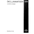 AEG LAV6204W Owner's Manual