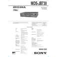 SONY MDSJB730 Service Manual