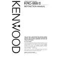 KENWOOD KRC999II Owner's Manual