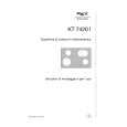 REX-ELECTROLUX KT7420I 07F Owner's Manual