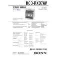 SONY HCDRXD7AV Service Manual