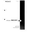 SONY RMOS570 Owner's Manual