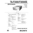 SONY TA-F3000 Service Manual