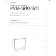 SONY PVM1911 Owner's Manual