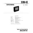 SONY XVM40 Service Manual