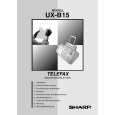 SHARP UXB15 Owner's Manual