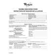 WHIRLPOOL WTW5810SW0 Owner's Manual