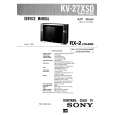 SONY KV27XSD Service Manual