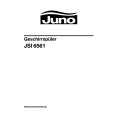 JUNO-ELECTROLUX JSI6561B Owner's Manual