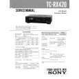 SONY TCRX420 Service Manual
