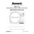 NUMARK PRO TT-2 Owner's Manual