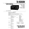 SONY TA-H6800N Service Manual