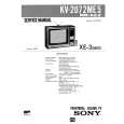 SONY KV2072ME5 Service Manual