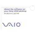 SONY PCV-RX401 VAIO Software Manual