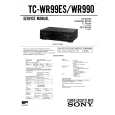 SONY TCWR990 Service Manual