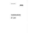 ZANUSSI ZF1000 Owner's Manual
