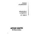 ARTHUR MARTIN ELECTROLUX RT3000E