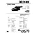 SONY CCDFX300E Service Manual
